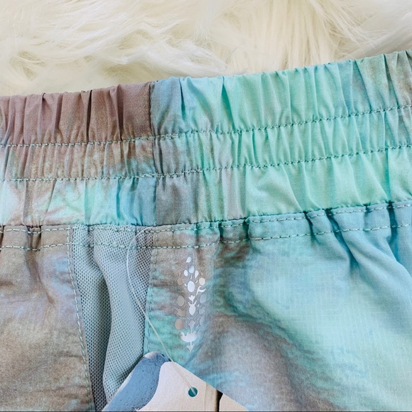 Free People Movement Tie Dye Shorts S Blue - Picture 6 of 11